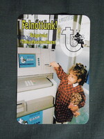Kártyanaptár,Szigetvár Takarékszövetkezet,gyerek modell,1996 (3)