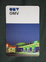 Kártyanaptár,ÖMV benzinkút,1996 (3)