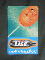 Kártyanaptár,Liss szóda patron,Linde gáz Magyarország,Répcelak,1996 (3)