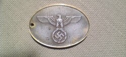 Náci Gestapo rendőrségi azonosító jelvény