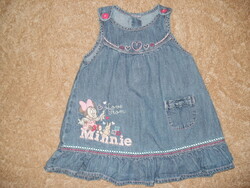 Disney Minnie Fairy Embroidered Denim Dress, 6-9 Months