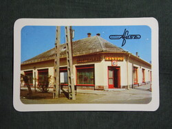 Kártyanaptár,Békéscsaba ÁFÉSZ,Aranykalász presszó,disco,Újkígyós,1983  (licites)