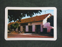 Kártyanaptár,Békéscsaba ÁFÉSZ,Vas műszaki bolt,Újkígyós,1981  (licites)