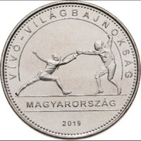 Magyarország 50 Forint 2019 - Vívó világbajnokság - verdefényes