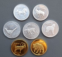 Hegyi-Karabah 2013 - 7 db Emlékérme - Teljes sor