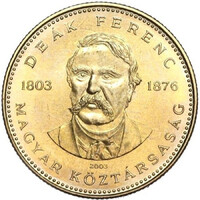 Magyarország 20 Forint 2003 - Deák Ferenc - verdefényes