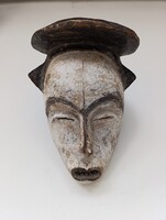 Afrikai maszk antik Fang népcsoport fa Gabon africká maska D2 393 6646