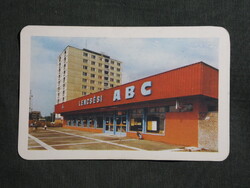 Kártyanaptár,Békéscsaba ÁFÉSZ,Lencsési ABC áruház,1981  (licites)