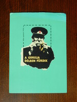 Filmplakát reklám képeslapon - A gorilla délben fürdik - hátoldalon moziműsor