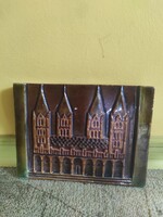 Zsolnay pirogránit? falikép Pécs