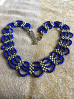 Kézműves gyöngyös collier!
