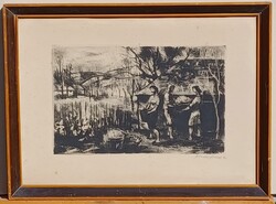 (N) Bordás Ferenc (1911-1982) : Szüret