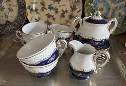 Zsolnay porcelan kaves szett