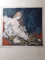 Csók István: Ülő akt (Thámár)