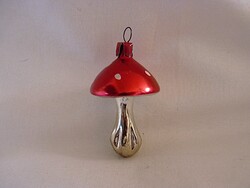 RÉGI ÜVEG KARÁCSONYFADÍSZ - "ERNYŐS GOMBA"!