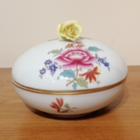 Herendi Nanking Bouquet rózsafogós bonbonier 1939