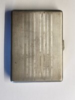 Dózni,  alpakka cigaretta tartó, jelzett