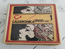 Ritka Retro Calderonika 1 - Kísérletező Elektronikai Játék (1989)