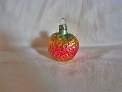 RÉGI ÜVEG KARÁCSONYFADÍSZ - EPER!