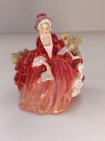 Royal Doulton “Lydia” porcelán figura – angol klasszikus, kézzel festett
