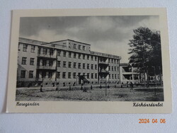 Régi postatiszta Weinstock képeslap: Beregszász, Kórházrészlet