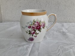 Nagyméretű MZ rózsás aludt tejes csupor