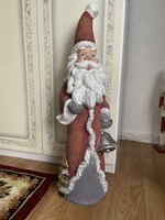 Nagy 82 cm magas Mikulás szobor szépen festett, szépen kidolgozott.