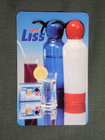 Kártyanaptár,Liss szóda szifonpatron,Linde gáz Magyarország,Répcelak,1999  (3)