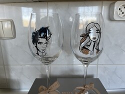 Kosta Boda 2db. borospohár