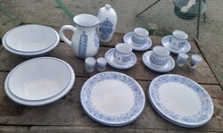 Hollóházi glazed ceramic 20-piece set