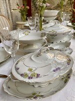 Elegáns, 100 éves Moritz Zdekauer – Habsburg China porcelán étkészlet