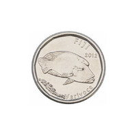 Fidzsi-szigetek / Fiji 50 Cents 2012 - Óriás ajakoshal - verdefényes