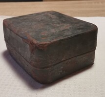 WW2 német Wehrmacht mentesítő doboz-Ritka papíros töredékkel(c/0516).