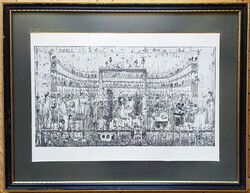 GROSS ARNOLD - A művészet dícsérete 1970. művészi nyomat