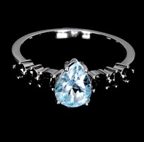 54 es Valodi Topaz és Spinell 925 Ezust Gyürű