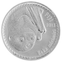Fidzsi-szigetek / Fiji 10 Cents 2013 - Fidzsi repülő róka - verdefényes