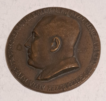 Edvi Illés György 1941. "15 éves professzorságának emlékére." emlék érem,  (73))