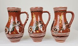 Kerámia  népi bokályok (3db) (T:273)