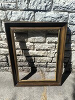 Antik fa keret Biedermeier  képkeret festmény tükör keret csapolt