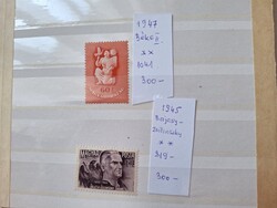 1947. BÉKE ** 1041 és ﻿1945. BAJCSY-ZSILINSZKY ENDRE ** 819