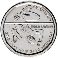 Fidzsi-szigetek / Fiji 50 Cents 2013 - Paralimpiai Játékok - verdefényes