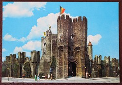 Képeslap, Belga, Gent, Grófi vár