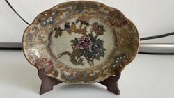 Kínai Yucheng porcelán tányér - aranyozott
