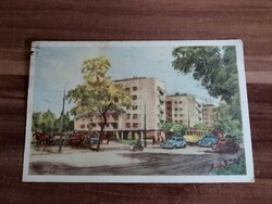 Zádor István:Budapest, Lehel utcai Élmunkás-házak, 1956