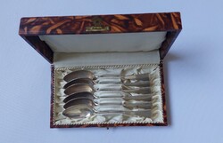 6db.Angol fazonú ezüst teás kanál,pénzverdés