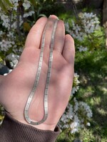 Női 925 Ezüst lapos nyaklánc! 43cm hosszú!