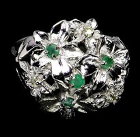 57 es Valodi Smaragd 925 Ezust Gyürű