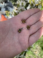 Női 925 Ezüst Borostyánköves Medál és Fülbevaló szett!