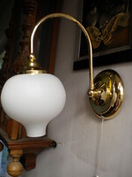 Réz falikar opál búrával, húzózáras