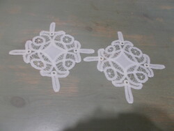 Nagyon szép szecesszios vertcsipke teritő, nipp alátét.